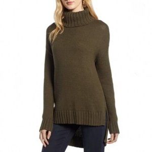 NWT Halogen High/Low Turtleneck Sweater
